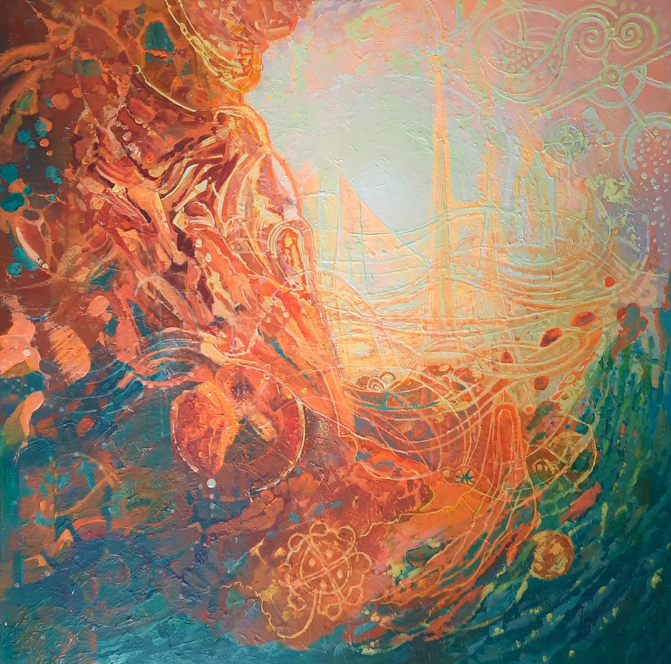  painting of Iryna Makhovska