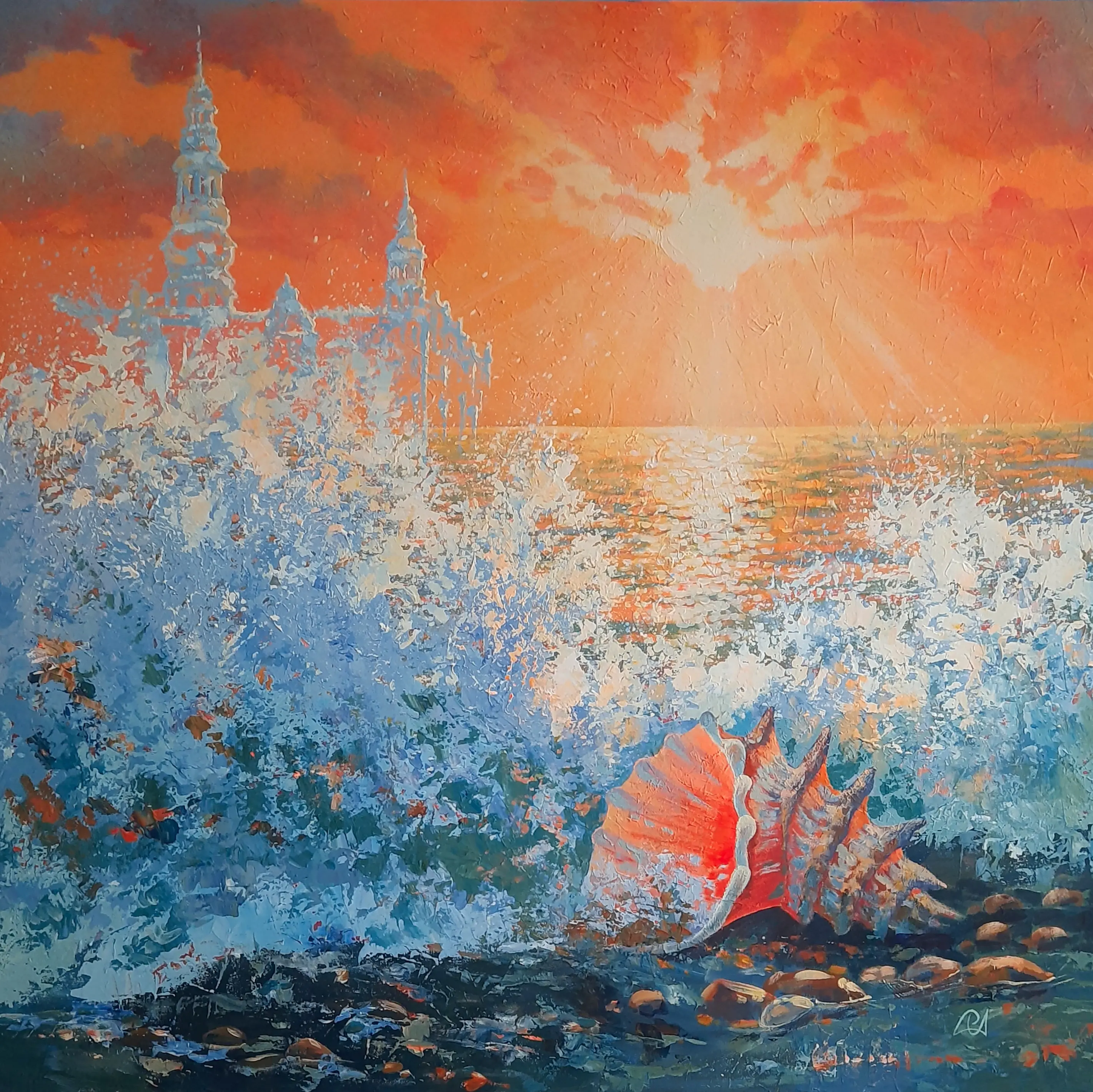 Mirage — acrylic on canvas painting